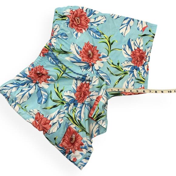 Tommy Bahama Swim Trunks Shorts Men's XL Baja Techno Floral Relax Pockets - Picture 7 of 8